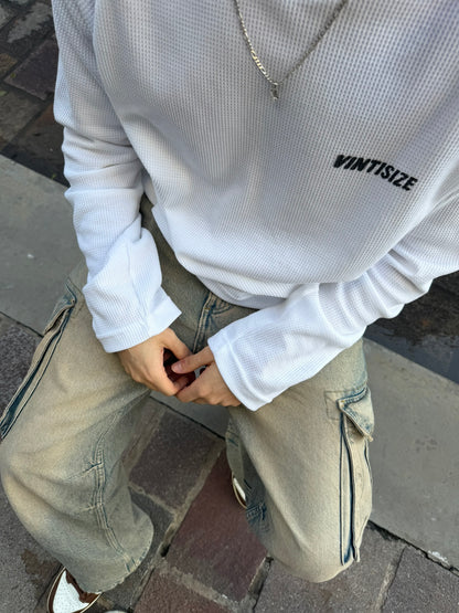 Sweater Waffle Off White
