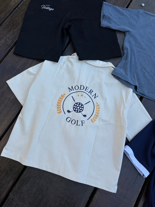 Camisa Modern Golf (Full White)